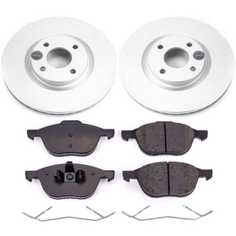 Power Stop 2018 Ford EcoSport Front & Rear Z17 Evolution Geomet Coated Brake Kit (1x psbCRK7884, 1x psbCRK7898) thumbnail 9