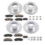 Power Stop 2011 Ford F-350 Super Duty Front & Rear Z23 Evolution Brake Kit (1x psbZ23-1333, 1x psbK5579, 1x psbAR85107XL, 1x psbAR85107XR) thumbnail 2