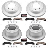 Power Stop 2011 GMC Sierra 3500 HD Front & Rear Z2017 Coated Brake Kit (2x psbAR82154EVC, 2x psbAR82153EVC, 2x psb17-1411) thumbnail 7