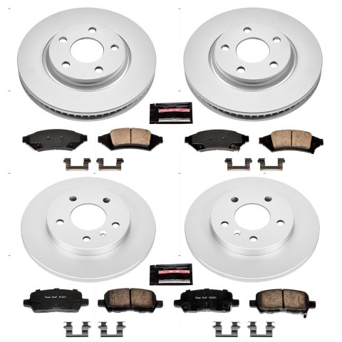 Power Stop 2004 Pontiac Grand Prix Front & Rear Z17 Evolution Geomet Coated Brake Kit (1x psbCRK1586, 1x psbCRK1602) thumbnail 5