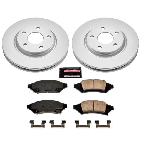 Power Stop 2004 Pontiac Grand Prix Front & Rear Z17 Evolution Geomet Coated Brake Kit (1x psbCRK1586, 1x psbCRK1602) thumbnail 9
