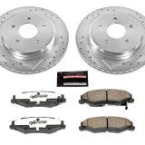 Power Stop 2004 Cadillac XLR Front & Rear Z26 Street Warrior Brake Kit (1x psbK1563-26, 1x psbK1559-26) thumbnail 1