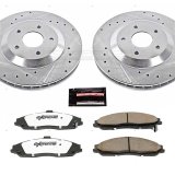 Power Stop 2004 Cadillac XLR Front & Rear Z26 Street Warrior Brake Kit (1x psbK1563-26, 1x psbK1559-26) thumbnail 2