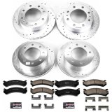 Power Stop 2003 Chevrolet Silverado 1500 HD Front & Rear Z23 Evolution Sport Brake Kit (1x psbK5190, 1x psbK2020) thumbnail 4