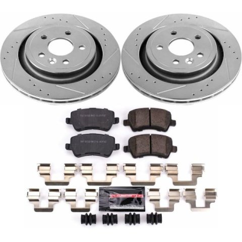 Power Stop 17-18 Volvo S60 Front & Rear Z23 Evolution Sport Brake Kit (1x psbK4700, 1x psbK4702) thumbnail 2