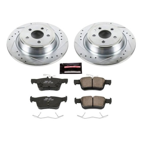 Power Stop 15-19 Ford Edge Front & Rear Z23 Evolution Sport Brake Kit (1x psbK7321, 1x psbK7144) thumbnail 2