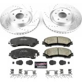 Power Stop 14-19 Nissan Rogue Front & Rear Z23 Evolution Sport Brake Kit (1x psbK7034, 1x psbK6761) thumbnail 9