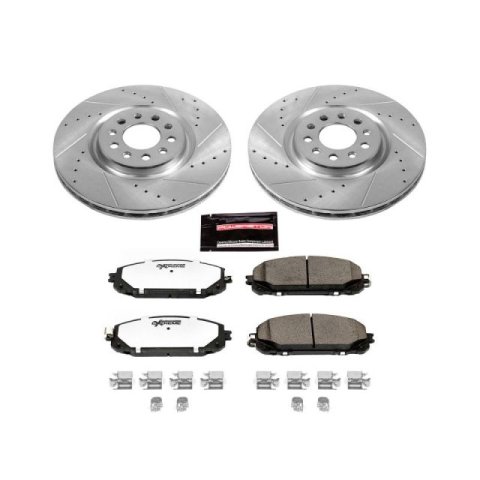 Power Stop 14-16 Jeep Cherokee Front & Rear Z36 Truck & Tow Brake Kit (1x psbK6542-36, 1x psbK6540-36)