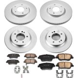 Power Stop 13-17 Kia Optima Front & Rear Z17 Evolution Geomet Coated Brake Kit (1x psbCRK7524, 1x psbCRK5377) thumbnail 1
