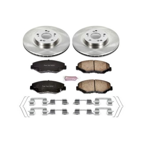 Power Stop 13-15 Acura ILX Front & Rear Autospecialty Brake Kit (1x psbKOE3055, 1x psbKOE1243)