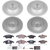 Power Stop 13-14 Mercedes-Benz C300 Front & Rear Euro-Stop Brake Kit (1x psbESK5792, 1x psbESK5626) thumbnail 7