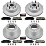 Power Stop 13-22 Ford F-350 Super Duty Front & Rear Z17 Coated Brake Kit (2x psbAR85169EVC, 2x psbAR85155EVC, 1x psb17-1680, 1x psb17-1691) thumbnail 3