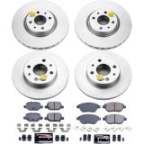 Power Stop 12-18 Fiat 500 Front & Rear Z23 Evolution Sport Coated Brake Kit (1x psbCRK6292, 1x psbCRK6426) thumbnail 4