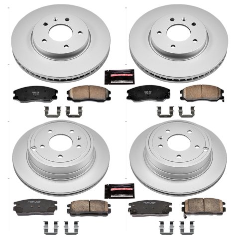 Power Stop 12-15 Chevrolet Captiva Sport Front & Rear Z17 Evolution Geomet Coated Brake Kit (1x psbCRK2092, 1x psbCRK2090) thumbnail 3