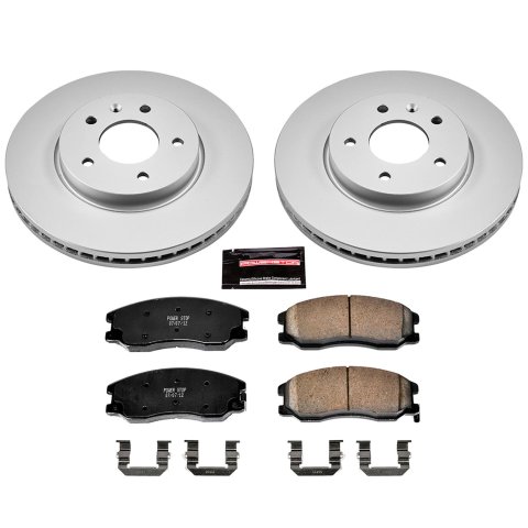 Power Stop 12-15 Chevrolet Captiva Sport Front & Rear Z17 Evolution Geomet Coated Brake Kit (1x psbCRK2092, 1x psbCRK2090) thumbnail 6