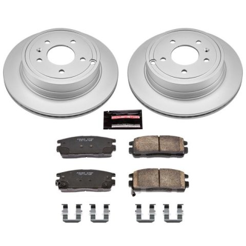 Power Stop 12-15 Chevrolet Captiva Sport Front & Rear Z17 Evolution Geomet Coated Brake Kit (1x psbCRK2092, 1x psbCRK2090) thumbnail 8