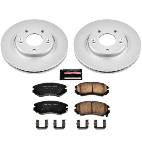Power Stop 12-13 Kia Soul Front & Rear Z17 Evolution Geomet Coated Brake Kit (1x psbCRK5916, 1x psbCRK165) thumbnail 6