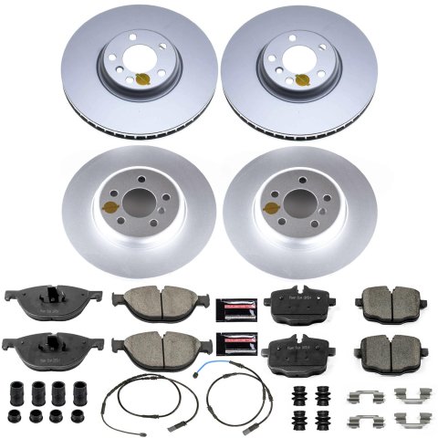 Power Stop 11-16 BMW 550i Front & Rear Z23 Evolution Sport Coated Brake Kit (1x psbCRK6026, 1x psbCRK6037) thumbnail 4