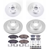 Power Stop 11-15 Honda CR-Z Front & Rear Z17 Evolution Geomet Coated Brake Kit (1x psbCRK5860, 1x psbCRK5400) thumbnail 5