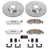 Power Stop 11-14 Nissan Murano Front & Rear Z26 Street Warrior Brake Kit (1x psbK2427-26, 1x psbK5263-26) thumbnail 8