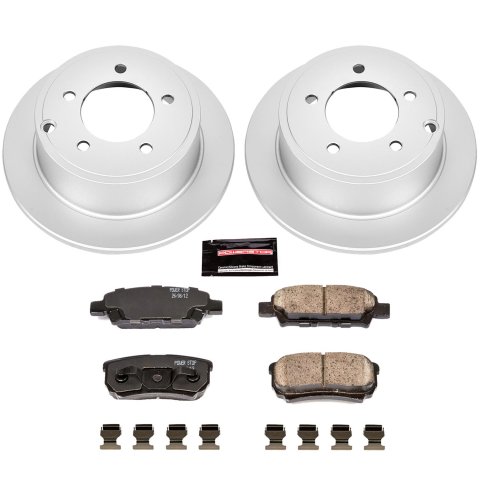 Power Stop 11-14 Chrysler 200 Front & Rear Z17 Evolution Geomet Coated Brake Kit (1x psbCRK3033, 1x psbCRK3032) thumbnail 8