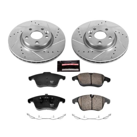 Power Stop 09-13 Volvo XC70 Front & Rear Z23 Evolution Sport Brake Kit (1x psbK5608, 1x psbK4702) thumbnail 2