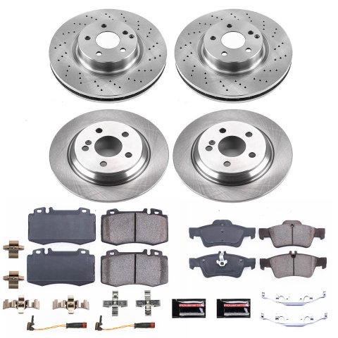 Power Stop 07-12 Mercedes-Benz SL550 Front & Rear Autospecialty Brake Kit (1x psbKOE6566, 1x psbKOE6752) thumbnail 2