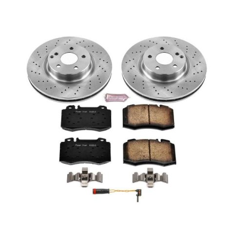 Power Stop 07-12 Mercedes-Benz SL550 Front & Rear Autospecialty Brake Kit (1x psbKOE6566, 1x psbKOE6752) thumbnail 7