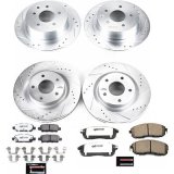 Power Stop 07-10 Nissan Altima Front & Rear Z26 Street Warrior Brake Kit (1x psbK7864-26, 1x psbK241-26) thumbnail 9