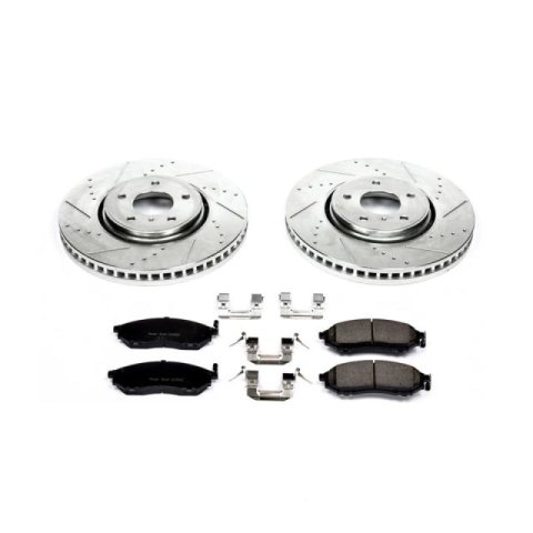 Power Stop 05-08 Infiniti FX45 Front & Rear Z23 Evolution Brake Kit (1x psbK2427, 1x psbK5264) thumbnail 3
