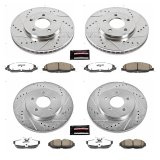 Power Stop 05-10 Ford Mustang Front & Rear Z26 Street Warrior Brake Kit (1x psbK1382-26, 1x psbK1384-26) thumbnail 4