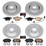 Power Stop 05-09 Audi A4 Front & Rear Z23 Evolution Sport Coated Brake Kit (1x psbCRK4624, 1x psbCRK2990) thumbnail 4