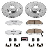 Power Stop 04-08 Acura TSX Front & Rear Z26 Street Warrior Brake Kit (1x psbK2292-26, 1x psbK2391-26) thumbnail 6