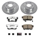 Power Stop 04-08 Acura TSX Front & Rear Z26 Street Warrior Brake Kit (1x psbK2292-26, 1x psbK2391-26) thumbnail 9