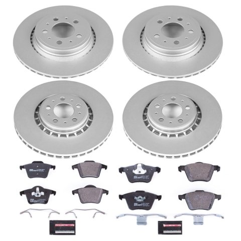 Power Stop 03-14 Volvo XC90 Front & Rear Euro-Stop Brake Kit (1x psbESK4552, 1x psbESK3039) thumbnail 5