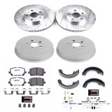 Power Stop 03-08 Pontiac Vibe Front & Rear Z26 Street Warrior Brake Kit (1x psbK2316-26, 1x psbKOE15379DK) thumbnail 7