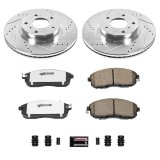 Power Stop 03-05 Infiniti G35 Front & Rear Z26 Street Warrior Brake Kit (1x psbK3140-26, 1x psbK103-26) thumbnail 8
