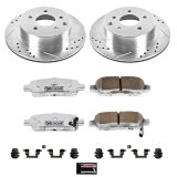 Power Stop 03-05 Infiniti G35 Front & Rear Z26 Street Warrior Brake Kit (1x psbK3140-26, 1x psbK103-26) thumbnail 9