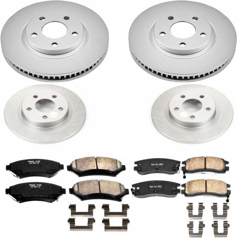 Power Stop 03-05 Buick Park Avenue Front & Rear Z17 Evolution Geomet Coated Brake Kit (1x psbCRK1566, 1x psbCRK1542) thumbnail 4