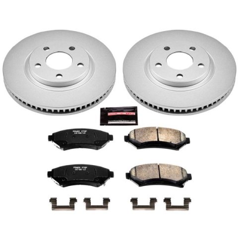 Power Stop 03-05 Buick Park Avenue Front & Rear Z17 Evolution Geomet Coated Brake Kit (1x psbCRK1566, 1x psbCRK1542) thumbnail 9