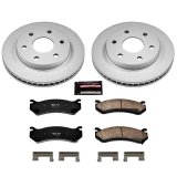 Power Stop 02-06 Cadillac Escalade Front & Rear Z17 Evolution Geomet Coated Brake Kit (1x psbCRK2046, 1x psbCRK2009) thumbnail 9
