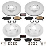 Power Stop 02-06 Acura RSX Front & Rear Z17 Evolution Geomet Coated Brake Kit (1x psbCRK2439, 1x psbCRK2270) thumbnail 4