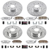 Power Stop 02-04 Infiniti I35 Front & Rear Z26 Street Warrior Brake Kit (1x psbK2282-26, 1x psbK1169-26) thumbnail 3