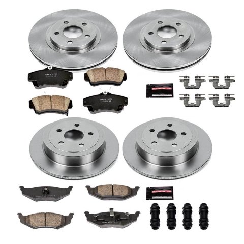 Power Stop 01-03 Chrysler PT Cruiser Front & Rear Autospecialty Brake Kit (1x psbKOE6266, 1x psbKOE1704) thumbnail 9