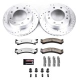 PowerStop Z36 Truck and Tow Brake Upgrade Kits K2023-36 Rotors/Pads, Tow, Drilled/Slotted, Iron, Zinc Plated, Front/Rear, Chevy, GMC, Hummer, Kit thumbnail 5