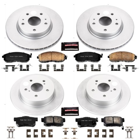 Power Stop 07-13 Suzuki SX4 Front & Rear Z17 Evolution Geomet Coated Brake Kit (1x psbCRK5889, 1x psbCRK5887) thumbnail 4