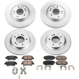 Power Stop 17-19 Hyundai Sonata Front & Rear Z17 Evolution Geomet Coated Brake Kit (1x psbCRK7524, 1x psbCRK7353) thumbnail 4