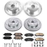 Power Stop 08-14 Nissan Rogue Front & Rear Z23 Evolution Sport Brake Kit (1x psbK7881, 1x psbK4724) thumbnail 4