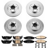 Power Stop 03-05 Lincoln Aviator Front & Rear Z17 Evolution Geomet Coated Brake Kit (1x psbCRK3025, 1x psbCRK3024) thumbnail 4