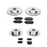 Power Stop 02-04 Honda CR-V Front & Rear Z23 Evolution Sport Brake Kit (1x psbK6172, 1x psbK1043) thumbnail 3